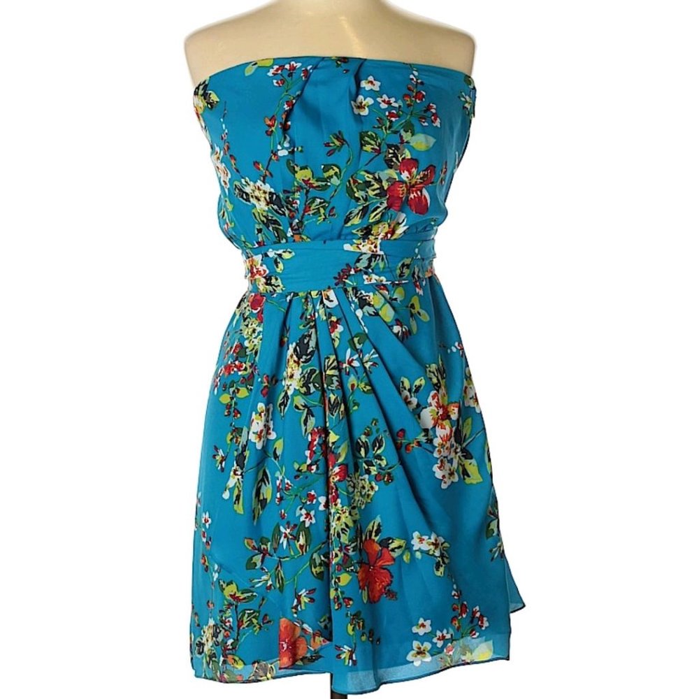 Express strapless short sun dress size 10